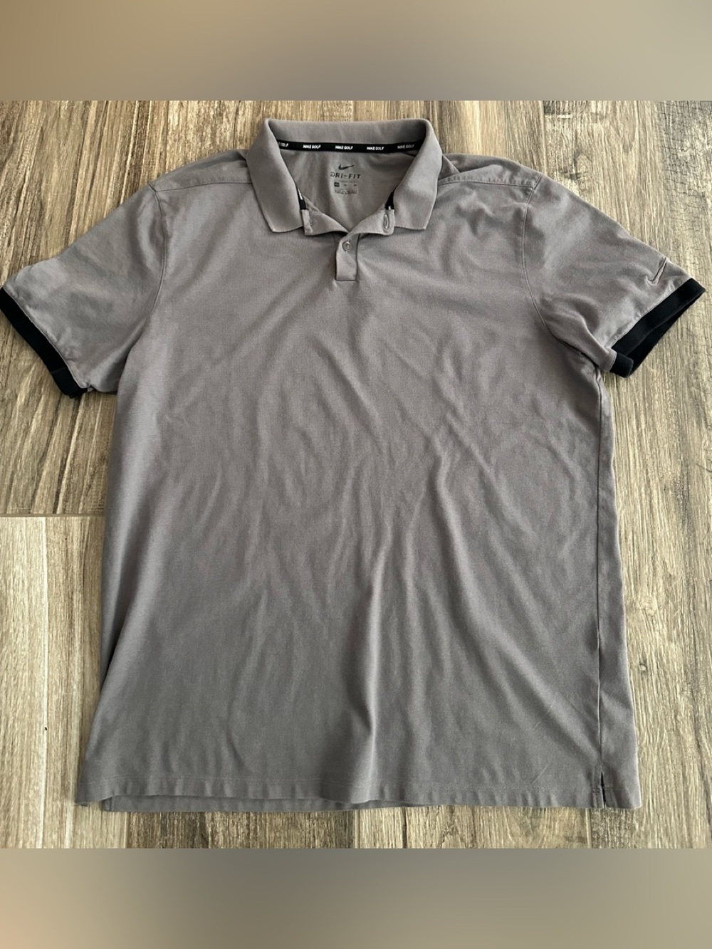 Nike Gray Men's Dri-FIT Polo Shirt